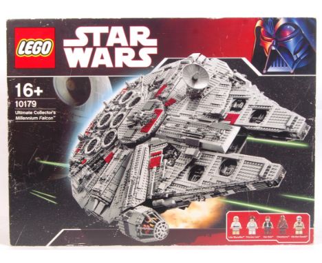 A rare 'holy grail' Lego Star Wars UCS Ultimate Collectors Series Millennium Falcon set 10179. The vendor assures us set is 1