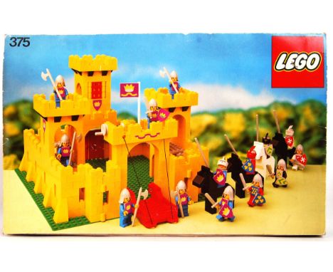 A rare original first issue Lego Castle set 375. Within the original box, with instructions. Has been built and checked by ve