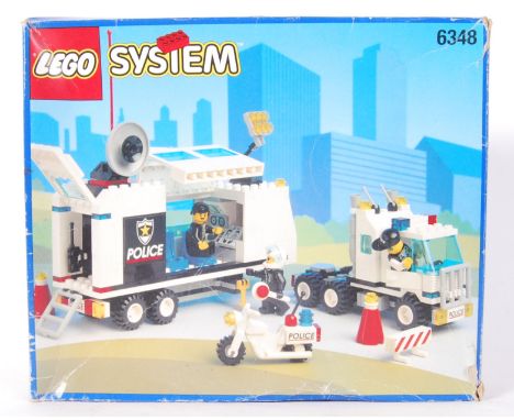 A vintage 1990's Lego System set 6348 ' Police Surveillance Squad .' Within the original box. Vendor assures us set is 100% c