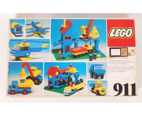 An original vintage 1970's Lego 911 ' Universal Building Set '. Within original box. Contents unchecked. 