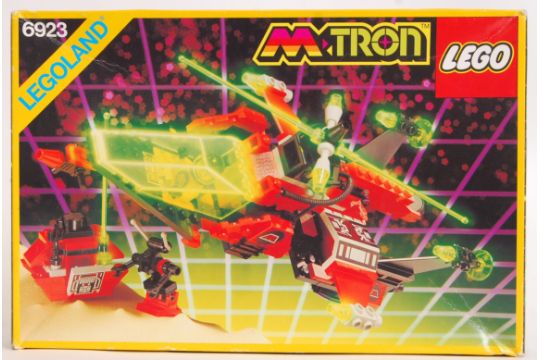 An Original Vintage Lego Legoland M Tron Space Set 6923 Particle Ionizer Within The Original B