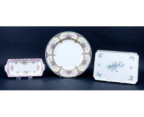 14 Piece Lot Vintage Porcelain Table Top Articles. Includes Royal Worcester, Dresden, Limoges, B&G, Lennox. All pieces signed