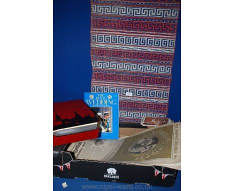 A volume, 'The Graphic Double The Kings Pageant', illustrated London news record on the reign of King Edward VII and an album
