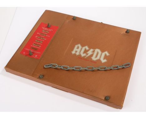 AC/DC - The Early Years 5-LP Swedish box set ( ACDC 1 ). The box set, limited to 10,000 copies contains reissues of the first