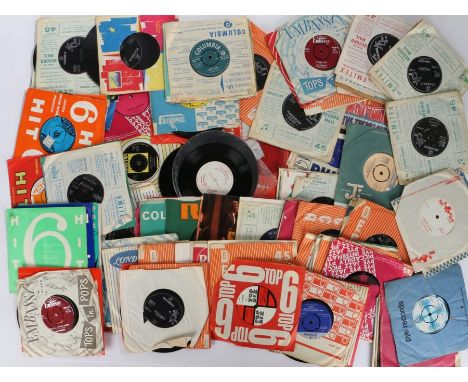 Collection of Pop / Rock 7" singles. Artists to include Joe Browne, Cher, The Crickets, Bob Dylan, Honeycombs, Manfred Mann, 