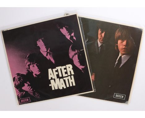 2 x Rolling Stones LPs. No. 2 ( LK 4661 ). Aftermath ( LK 4786 ).