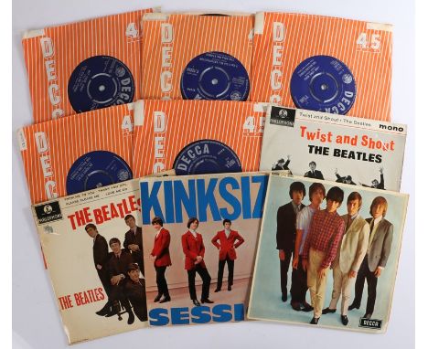 4 x 7" EPs. The Beatles (2) - The Beatles' Hits ( GEP 8880 ).Twist And Shout ( GEP 8882 ). The Kinks - Kinksize Session ( NEP