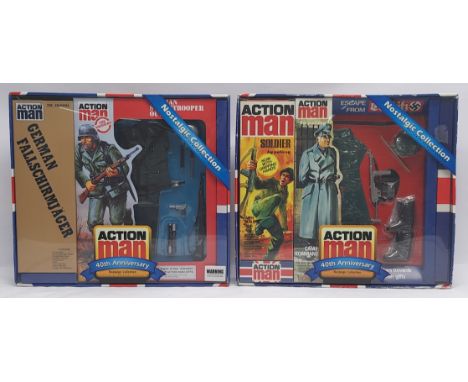 Hasbro Action Man 40th Anniversary Edition Nostalgic Collection pair to include (1) AM040 comprising Soldier and The Camp Kom