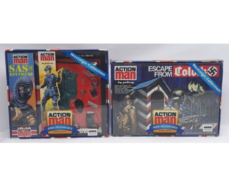 Hasbro Action Man 40th Anniversary Edition Nostalgic Collection pair to include (1) AM027 comprising SAS Key Figure and The G