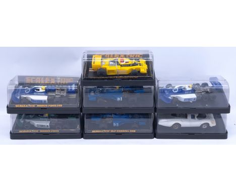 Scalextric, a group of 1:32nd scale Racing Slot Cars to include (1) C129 March Ford 240 - Rothmans; (2) C131 March Ford; (3) 