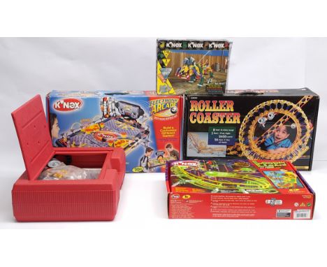 K'NEX group to include (1) #15135 Loopin Lizard Ball Machine; (2) #63030 Roller Coaster; (3) #63159 Electronic Arcade, plus o