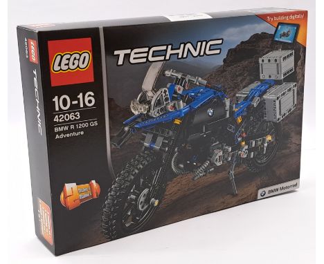 Lego (Sealed) #42063 Technic - BMW R 1200 GS Adventure, within Near Mint sealed packaging.