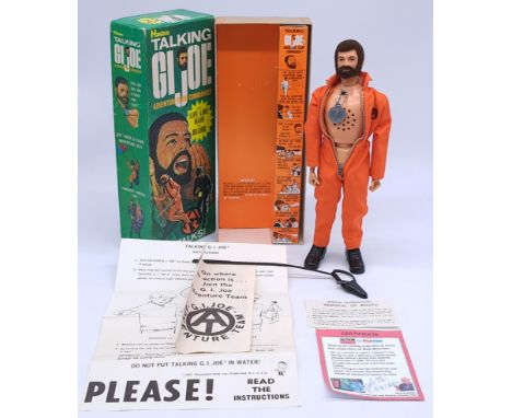 Hasbro vintage Talking GI Joe - Adventure Team Commander with Life-Like Hair and Beard, personally signed by Bob Brechin - th