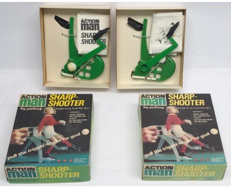 Palitoy Action Man vintage #34825 Sharp Shooter accessory sets (x 2), both sets include football and instruction leaflet, not