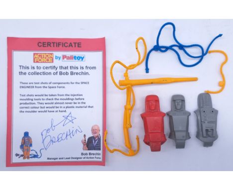 Palitoy Action Force Test Shots of component parts of the Space Force Space Engineer figure.&nbsp;&nbsp;Test shots would be t