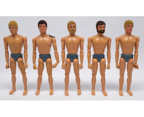 Palitoy Action Man vintage loose/undressed flock hair, dynamic body, eagle-eyed figures, includes 1 Talking Commander Figure 
