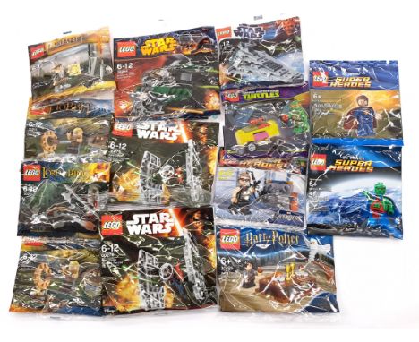 Lego Polybag The Hobbit, Star Wars, Lord Of The Rings, Super Heroes, Group Including: #30215 Legolas Greenleaf, #30211 Uruk-h