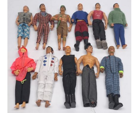 Hasbro (and similar) Action Man loose modern figures, not checked for completeness - generally Fair to Good - see photo. (11)