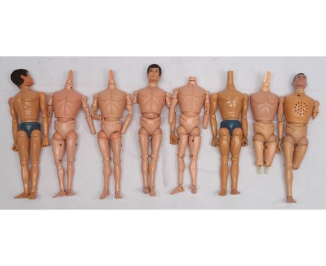 Palitoy Action Man vintage, a group of loose/undressed Figures - all are missing heads and/or limbs - conditions are generall