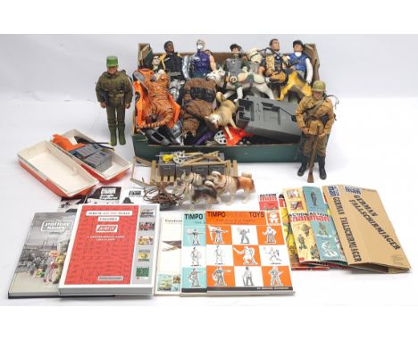 Hasbro Action Man, a loose mixed group to include (1) 'Anniversary Edition' Dog Team &amp; Sledge and River Craft sets; (2) a
