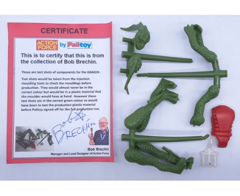 Palitoy Action Force Test Shots for the Kraken figure.&nbsp; Test shots would be taken from the injection moulding tools to c