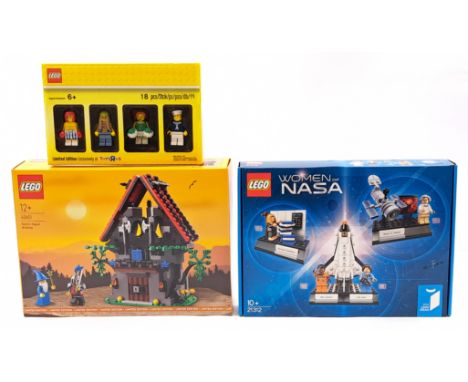 Lego (Sealed) Group Including: (1) #40601 Majisto's Magical Workshop, (2) #21312 Women Of Nasa, (3) #5004941 Bricktober Minif