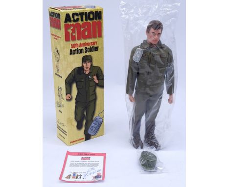 Hasbro/Art &amp; Science Action Man 50th Anniversary Action Soldier figure.&nbsp; This figure was displayed at AMCon 2016, he