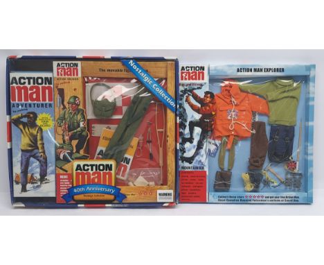 Hasbro Action Man 40th Anniversary Edition Nostalgic Collection pair to include (1) AM035 comprising Adventurer Figure and Me