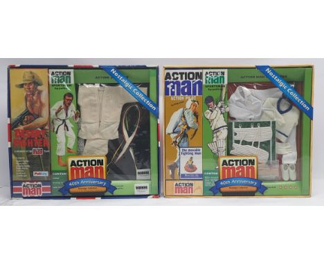 Hasbro Action Man 40th Anniversary Edition Nostalgic Collection pair to include (1) AM005 comprising Action Man Pilot and Cri