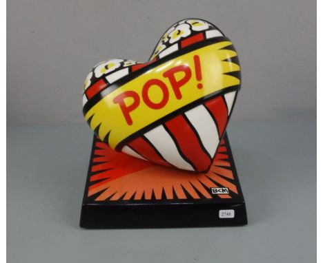 MORRIS, BURTON (geb. 1964 in Pittsburgh/USA), Porzellanskulptur: "Love Pop!", Manufaktur Goebel, Artis Orbis, limitierte Aufl