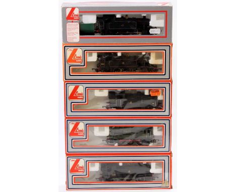 Lima Models OO gauge boxed locomotive group of 5 comprising reference No's 205102, 2051110, 205014A5, 205118, and 205108