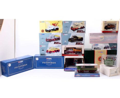 Corgi Classics and Heavy Haulage 15 boxed examples to include No. CC12302 Scammell Contractor, CC11605 Leyland Comet Low Load