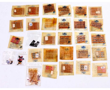 Hornby-Dublo: approx. quantities: 11 engine headboards, 100 self adhesive name labels and 200 self adhesive coach name labels