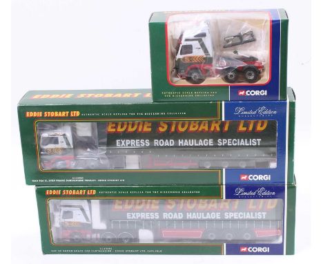 Corgi Toys modern trucks limited edition 1/50th scale boxed road transport group of 3 to include Ref. Nos. CC12405, CC13201 a