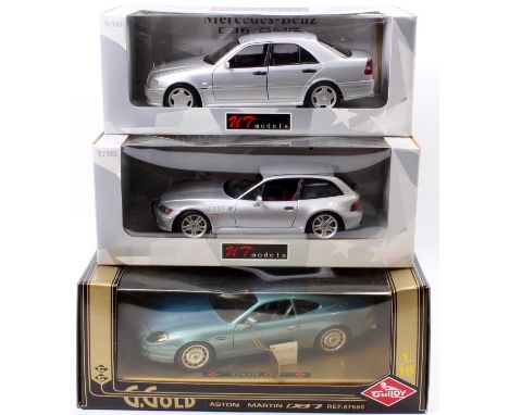 2 UT Models 1/18th scale diecast - No. 20421 BMW Z3 and No. 180 035000 Mercedes C36 AMG, together with a Guitoy No. 67550 Ast