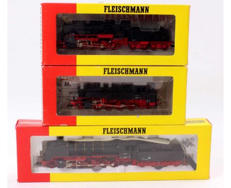 Fleischmann HO Gauge Boxed Locomotive Group, 3 examples to include No.4086 2-8-2 BR86 DB Tank Locomotive, No.944156 DR56 2567
