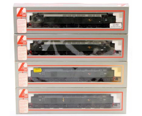 4 boxed Lima OO gauge British Railways diesel engines, reference numbers 205060, 205201, and 2x 205064