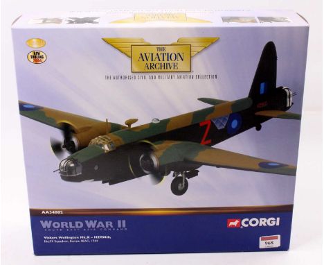 A Corgi Aviation Archive Model No. AA34802 1/72 scale model of a Vickers Wellington X99 Squadron Aircraft, housed in the orig