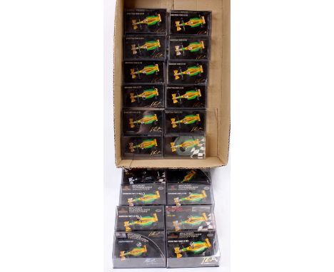 20 Minichamps 1/64th scale boxed Michael Schumacher collection models comprising mostly of Edition 64 No's. 1 and 12 with oth