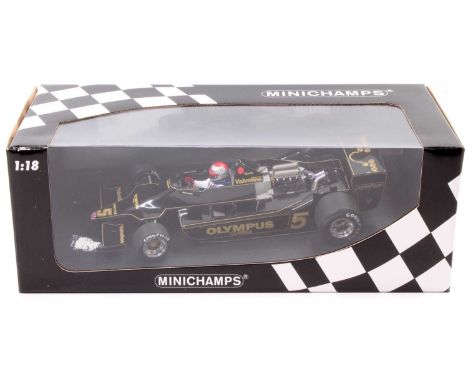 Minichamps 1/18th scale No. 780005 Lotus Ford 79 M. Andretti World Champion 1978 as issued (M-BVNM)