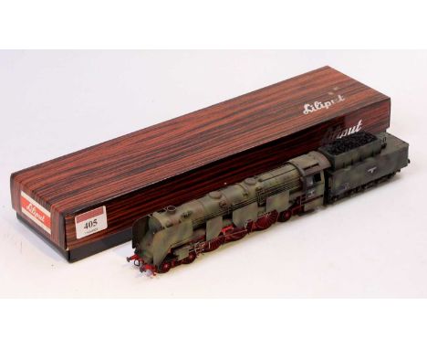 Liliput HO Gauge No.10522 Express Locomotive BR 05 003 4-6-4 Camouflage Locomotive and tender, German Example, as issued in t