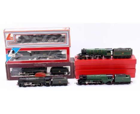 Hornby and Lima OO gauge locomotive group, 6 examples to include No. R242 Britannia Class "Robert Burns", No. R056 "Iron Duke