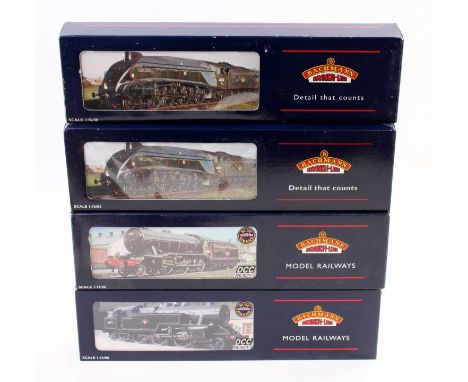 A Bachmann boxed 00 gauge locomotive group, four various examples to include Ref. Nos. 32-275, 32-826, 31-59, and 31-956, all