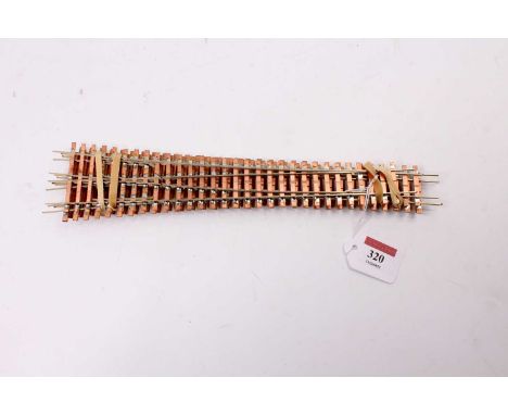 Three L/h and one R/h straight points 60” radius. Overall length 12.5”