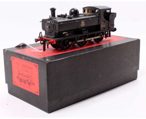 E/21 ACE Trains 0-6-0 Pannier tank loco 0-6-0 BR unlined black no.5796. Very dusty and unidentified marks on cabsides and tan