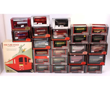 24 boxed EFE and Corgi Original Omnibus 1/76th scale bus and coach models including Routemaster London Bus, AEC Regent and ot