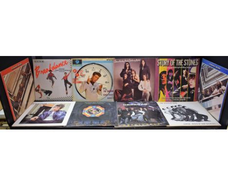 Vinyl Records - 12" LPs - inc ELO, Bob Dylan, The Beatles, The Stones, Bruce Springsteen, Jimi Hendrix, Abba, Earth Wind &amp