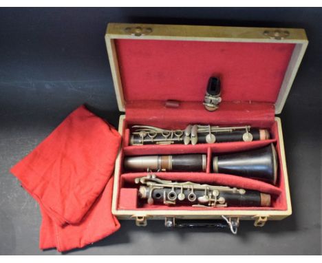 Musical Instruments - a clarinet, cased