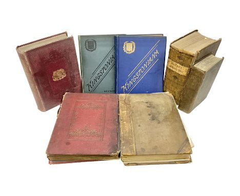 Group of books relating to Hull, to include Sheahan J J, History and Description of the Town and Port of Kingston-upon-Hull, 