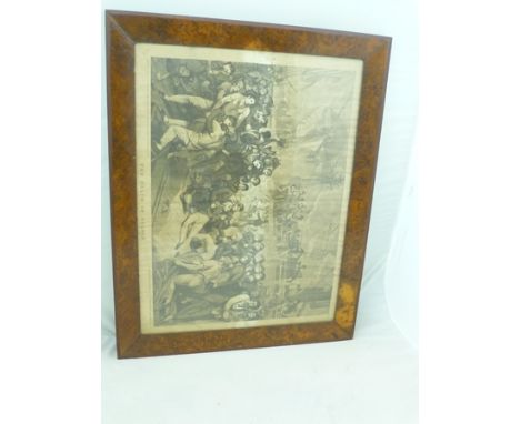 A 19TH CENTURY BLACK & WHITE PRINT "The Death of Nelson", presented with no. 1 of the new found paper edition of Cassells "Hi